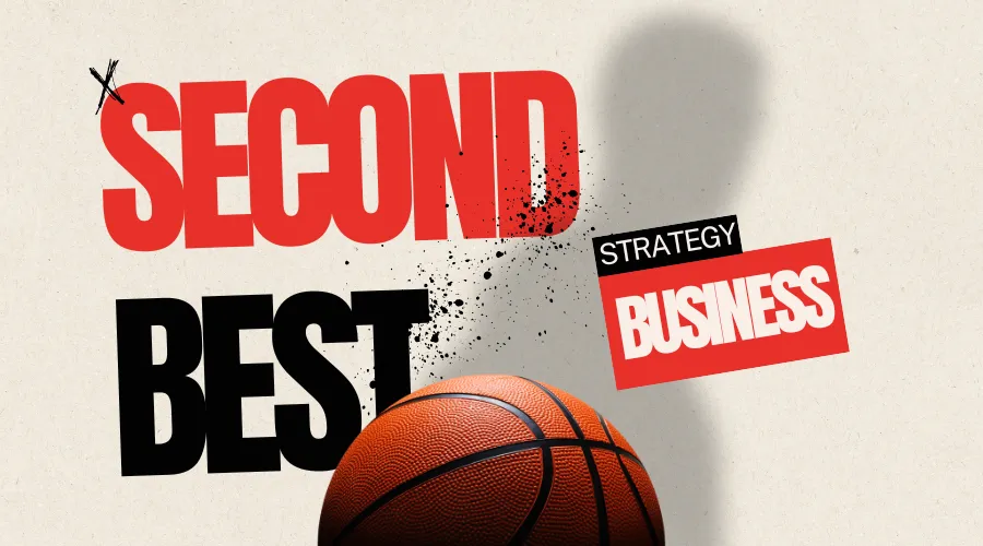 Business strategy illustration showing climbing steps to success