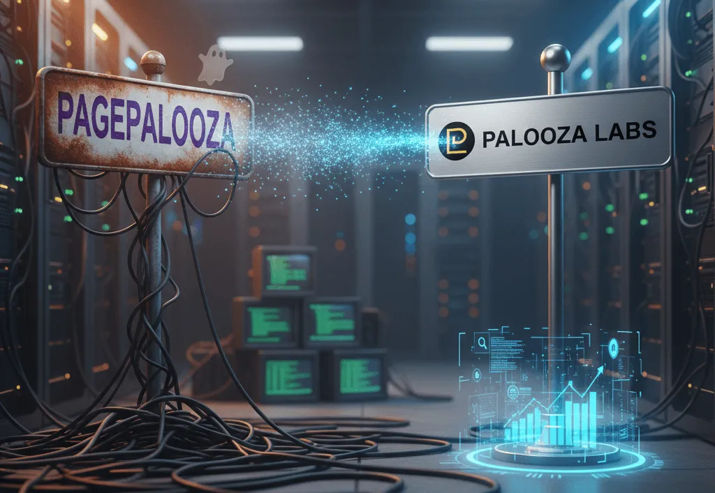 Rebranding from PagePalooza to Palooza Labs without losing SEO
